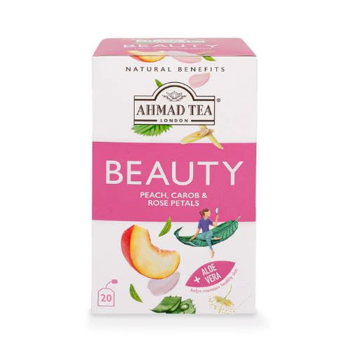Ahmad Tea - Peach - Carob & Rose Petals 