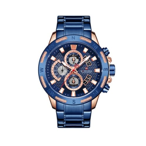 Men's Stainless Steel Analog Wrist Watch