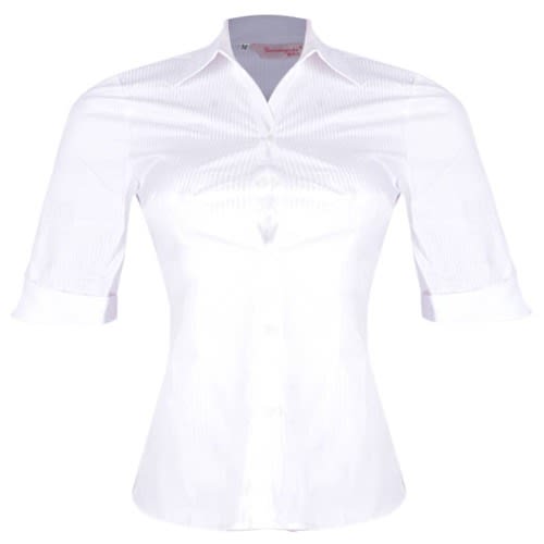Short Sleeve Blouse- White