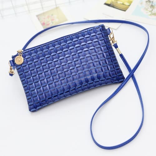 Women's Small Square Cross Bag (blue) - 10108