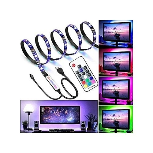 Tv Led Light Strip, 60 Led Tv Backlight Strip, Usb Bias Monitor Lighting, Changing Color