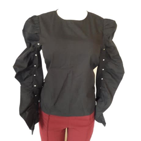 Studded Long-Sleeves Shirt
