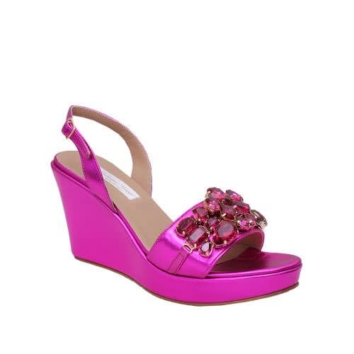 Luxury Wedge Shoe - Pink