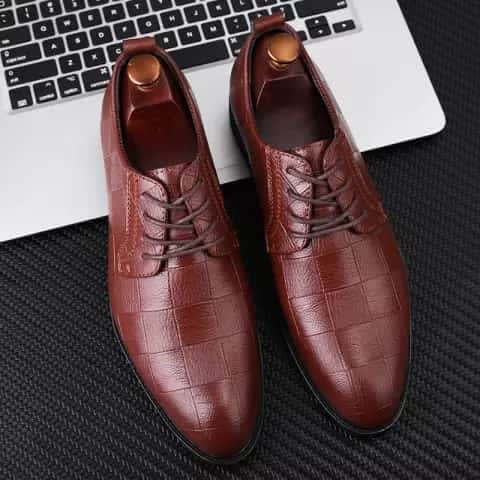 Men's Oxford Shoe - Brown