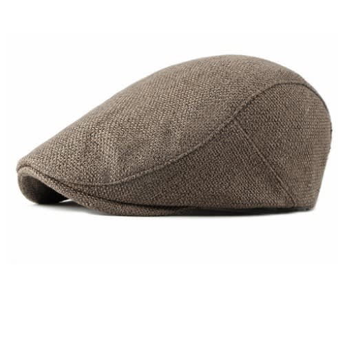 Men's Interwoven Panama Cap - Brown