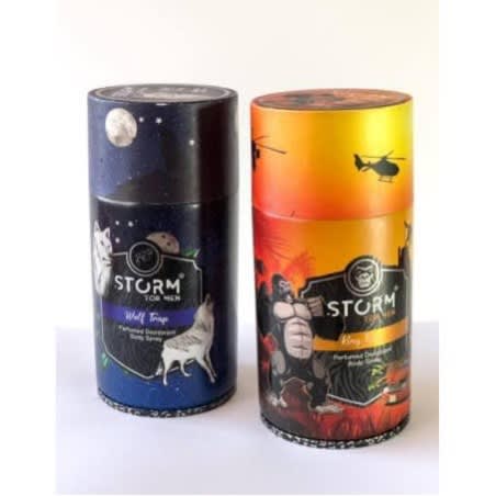 Storm Bear Skin Deodorant Body Spray For Men 250ml X2