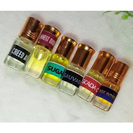 6pcs - 3ml Undiluted Perfume Oil
