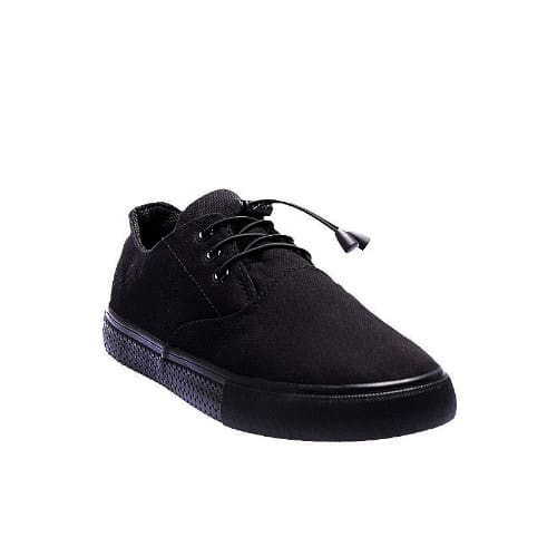 Men's Lace-Up Sneakers - Black