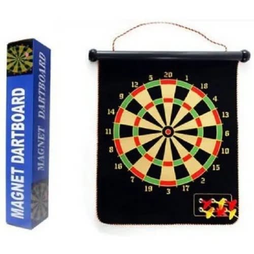 Foldable Magnetic Dart Board Set