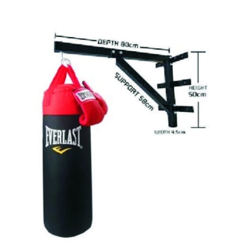 Punching Bag + Boxing Gloves + Wall Bracket