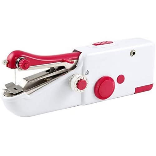 Handy Stitch Portable Cordless Sewing Machine -white And Red