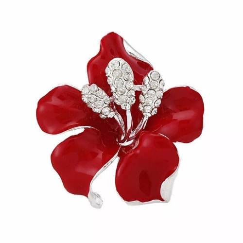Rose Flower Brooch