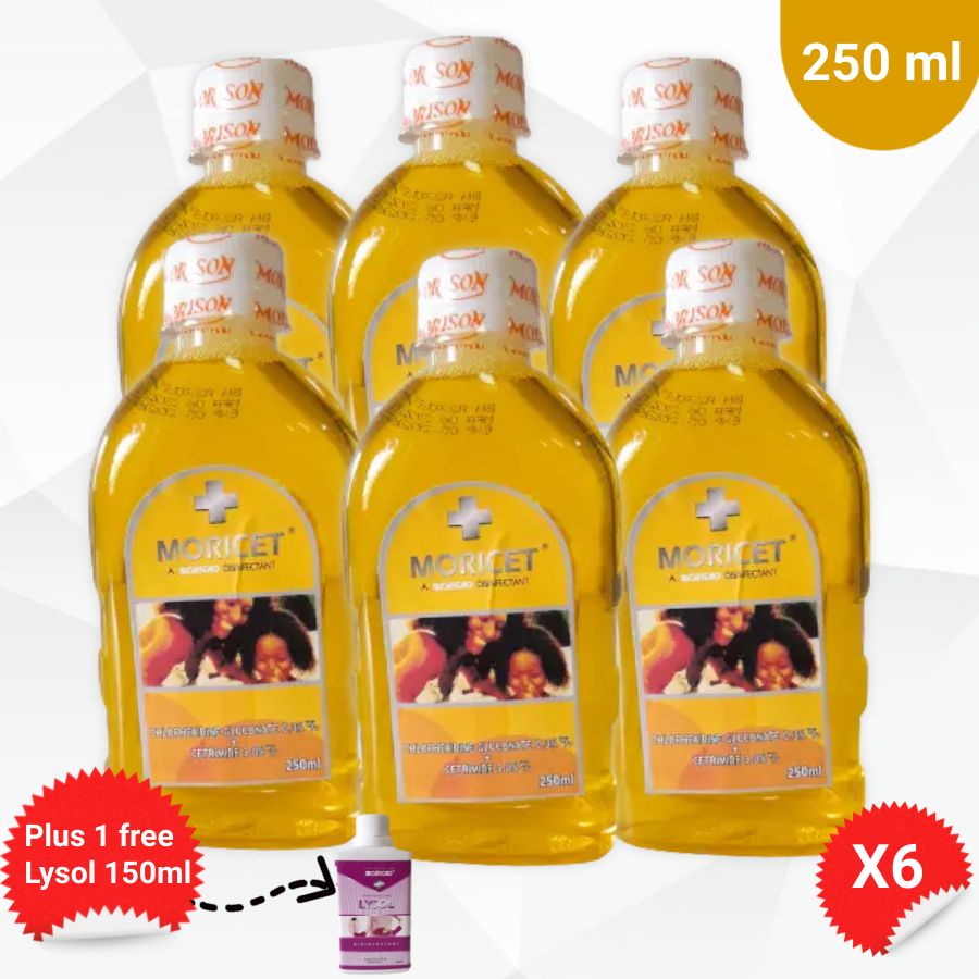 Moricet Antiseptic 250ml, X6 Effective Against Diseases
