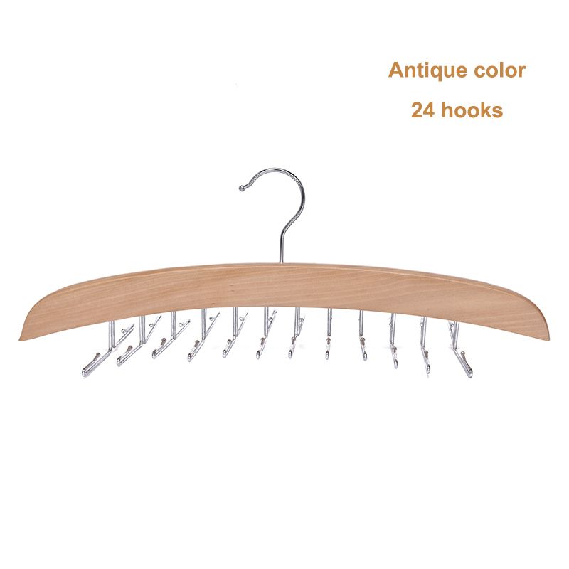 Wooden Belt Hanger Multifunctional Belts Rack Tie Hanger