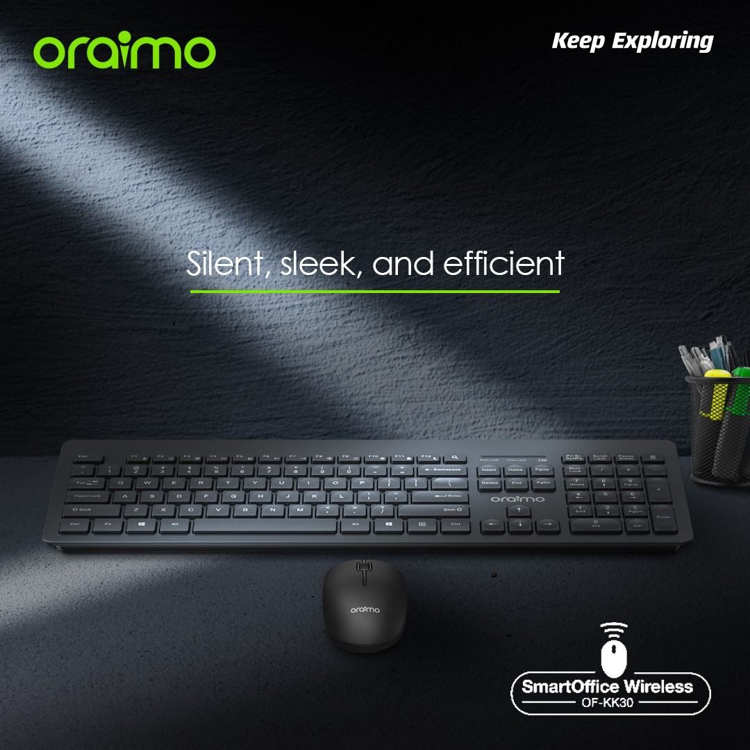 Smart Office Wireless Keyboard Mouse Combo