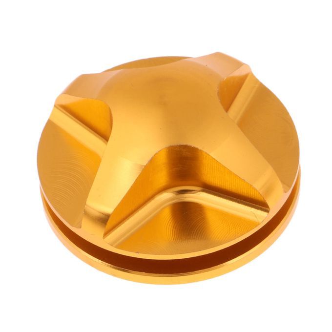 Mountain Road Bike Gas Value Cover MTB Front Fork Cap Protector Gold