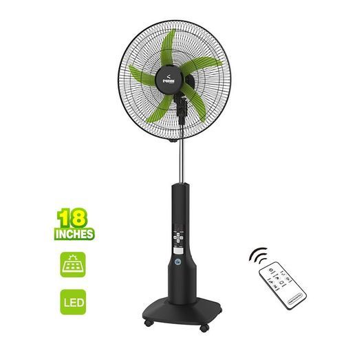 ENERGY 18 Inches Rechargeable Solar AC&DC Standing Fan