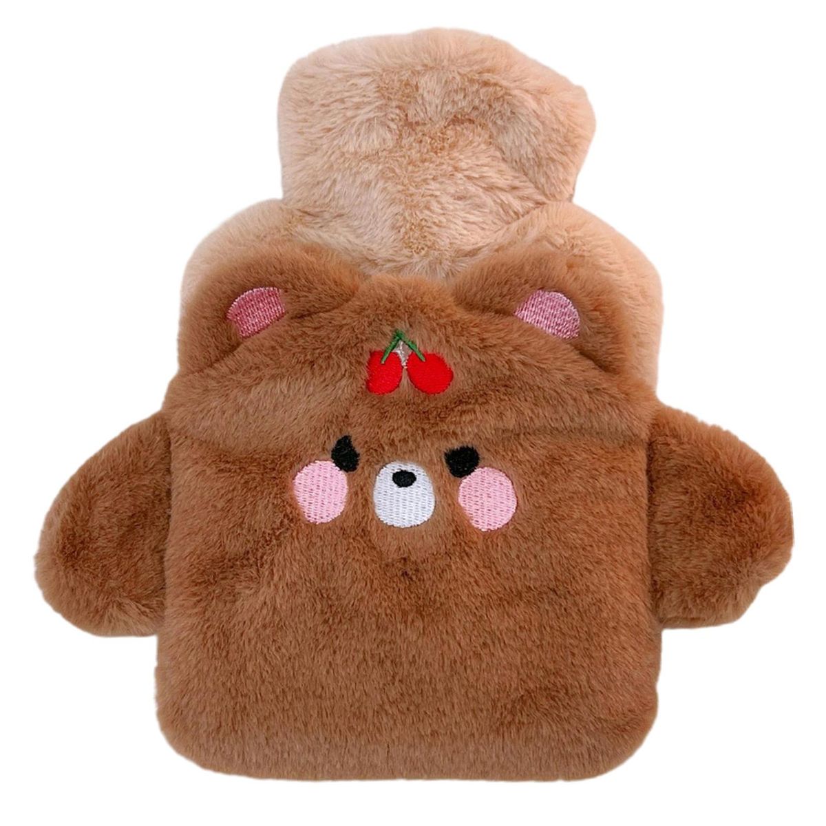 Hot Water Bag Winter Dormitory School Office Plush Bear Warm Water Bag Brown