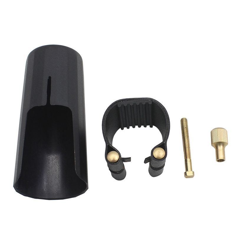 Clarinet Leather Ligature With Plastic Cap For Sax