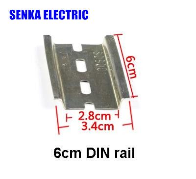 6CM Length 35mm Width Normal Din Rail For MCB