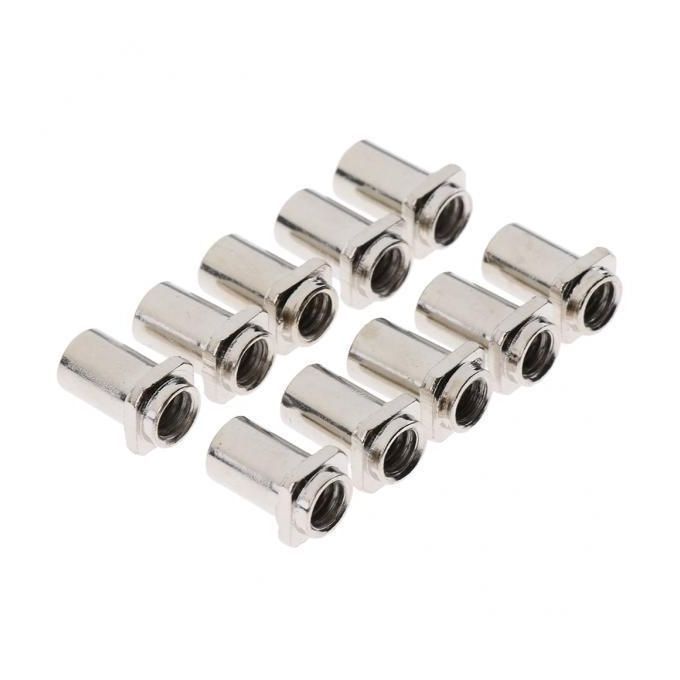 3X 10x Swivel Nuts For Tom Lug Thread Nuts For Snare Drum Replacement
