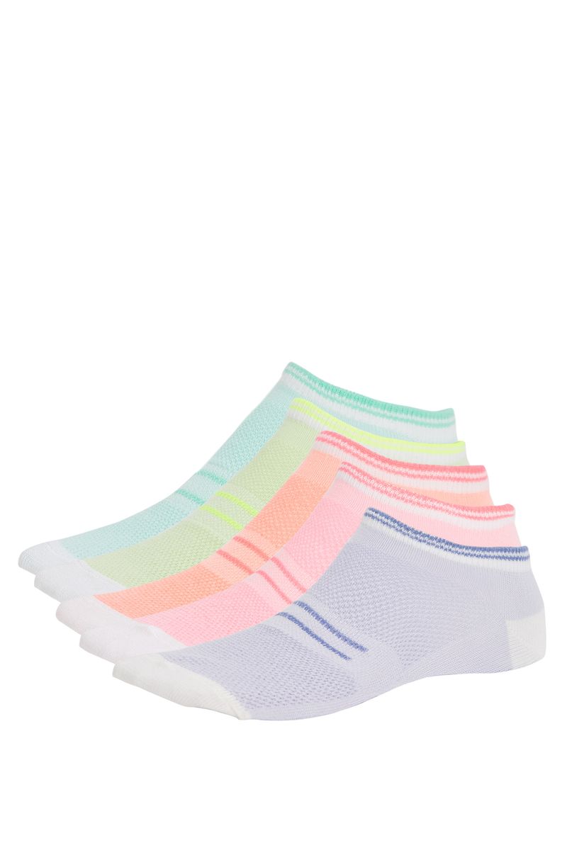 5-Piece Woman Low Cut Low Cut Socks - Karma
