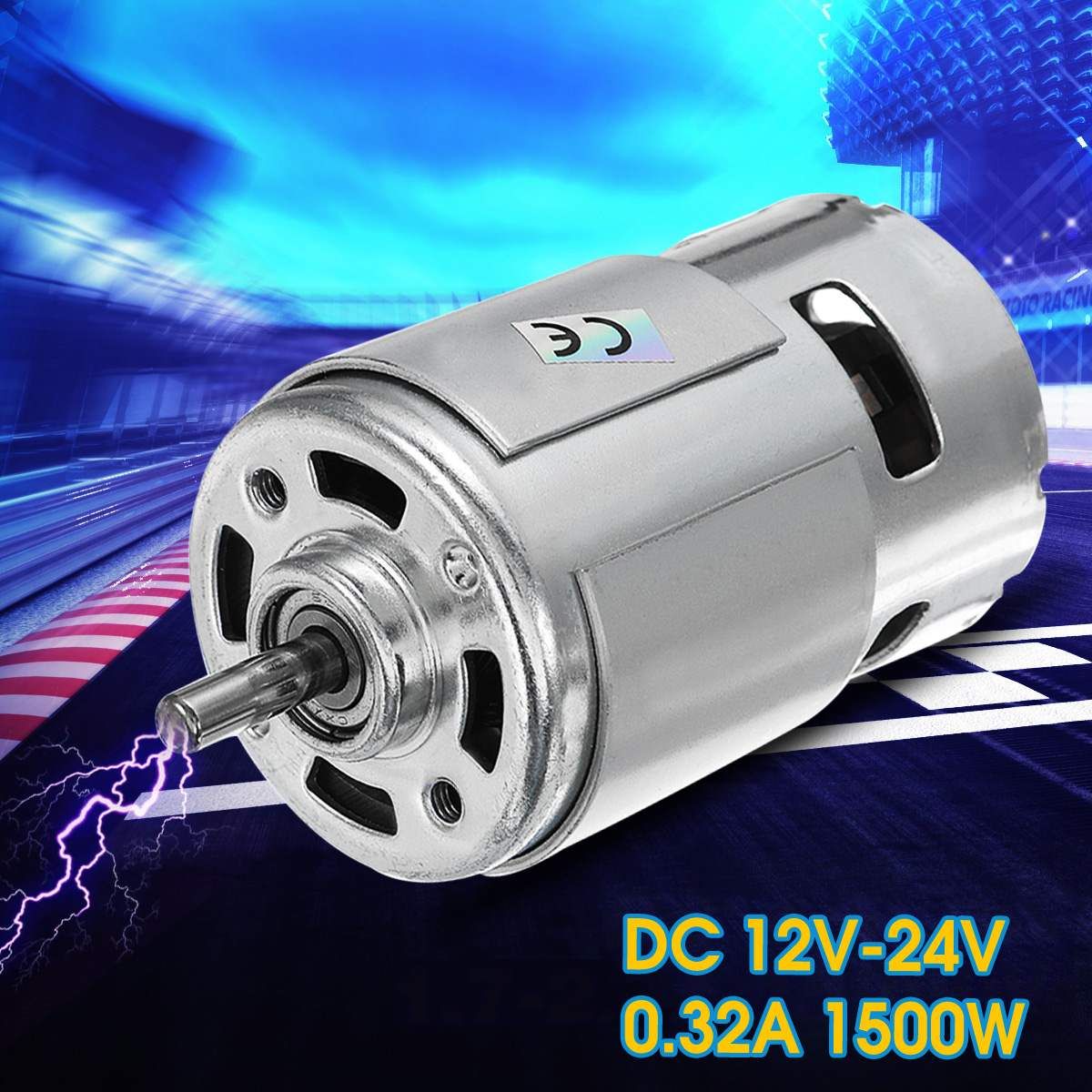 775 Bearing RPM 12V-24V 35000 Large Max DC DC Motor Ball