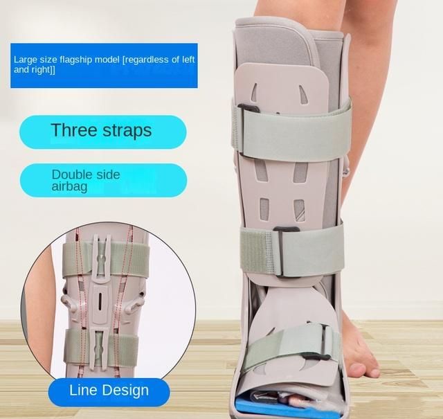 Adjustable ankle joint fixation bracket calf support