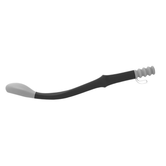 Comfort Bottom Wiper Toliet Aids Long Reach Self Assist Toilet Gray