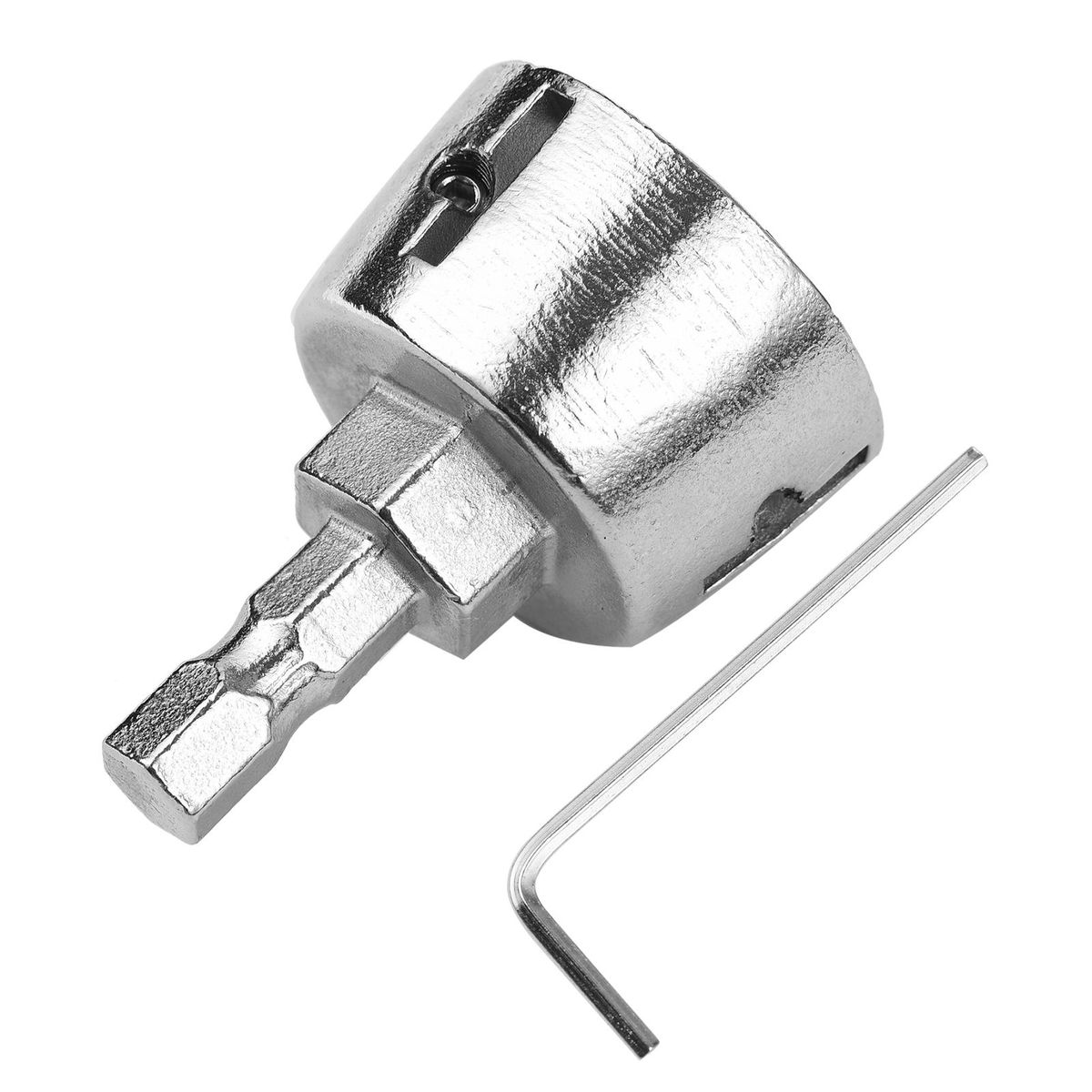 Deburring Drill Bit Chamferer Deburring External Chamfer Tool HSS Blade Countersink Chamfer Bit Burr Removing Tool Quick Release Shank Fit for 1/8''-3/4''(3mm-19mm) with Hex Wrench