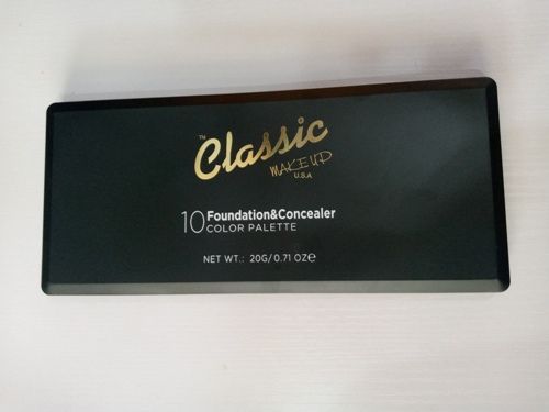 Classic Foundation & CONCEALER 10 COLOR PALLETTE