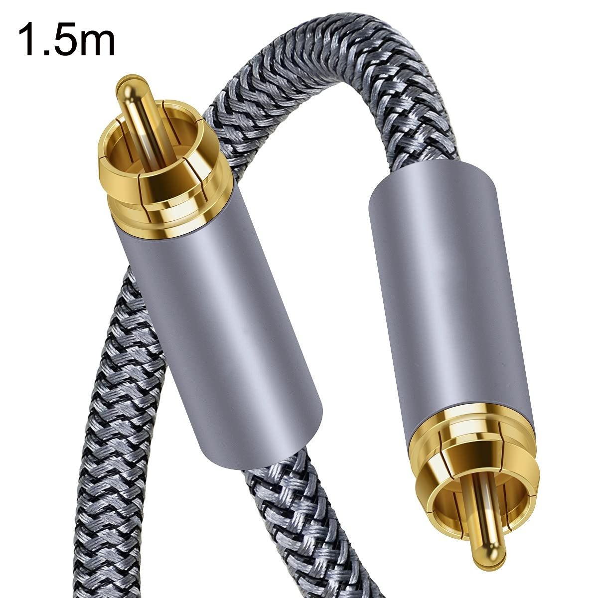 Pure Copper Coaxial HIFI Digital Audio Cable 1.5m