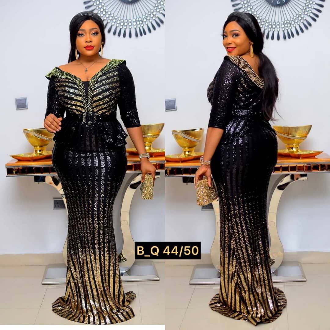 Turkey Neck Embellish Peplum  Dress-GOLD