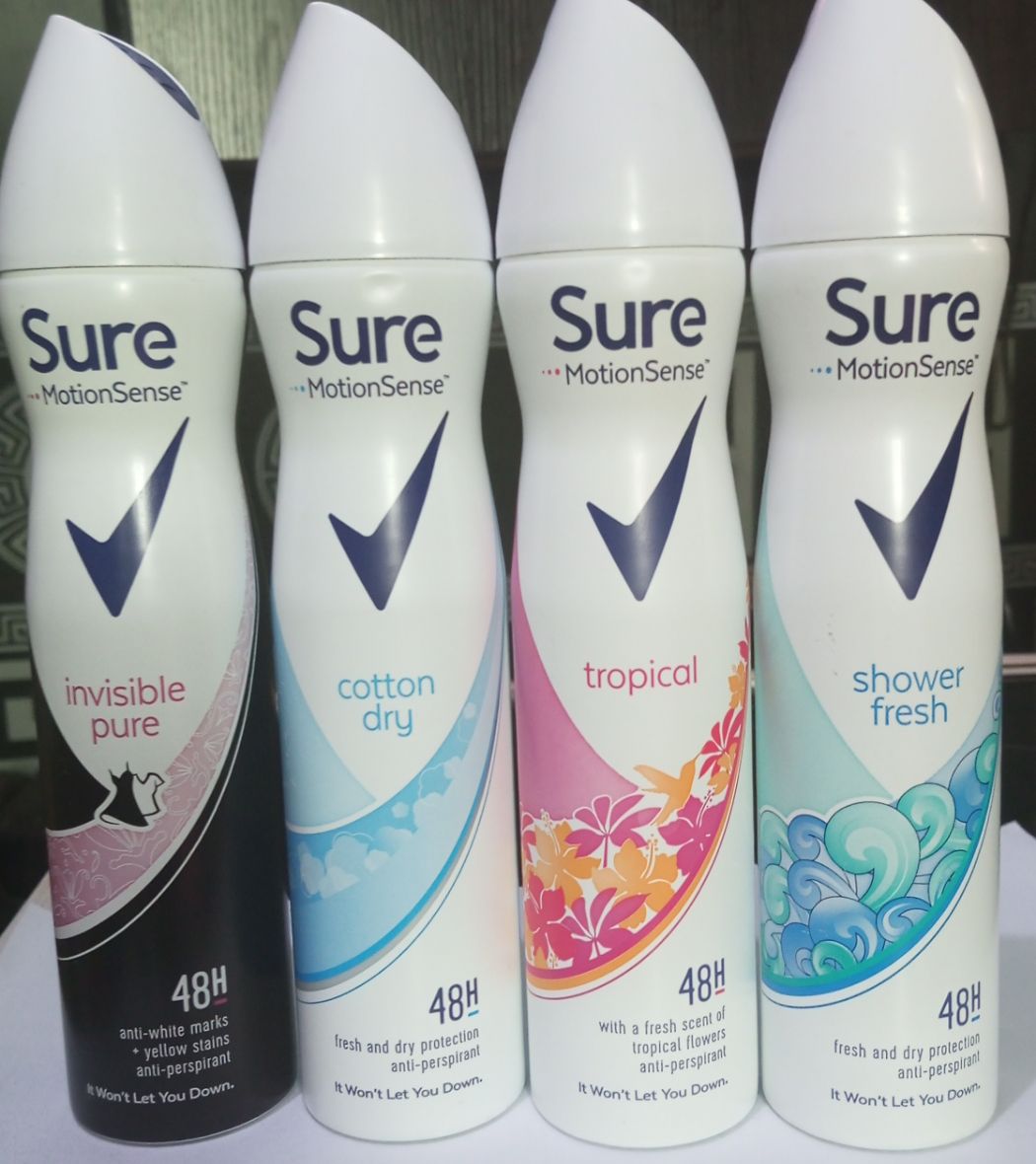 Antiperspirant Deodorant 250ml (4 Pcs)