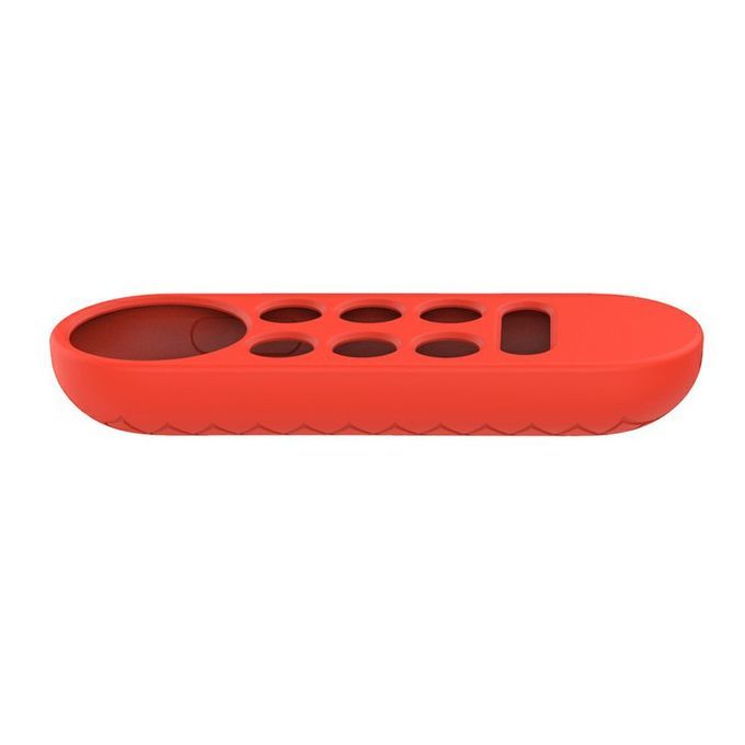 Sili One Prote Tive Ase Smart TV Remote Ontrol Over Anti-Lost Skin Sleeve-red