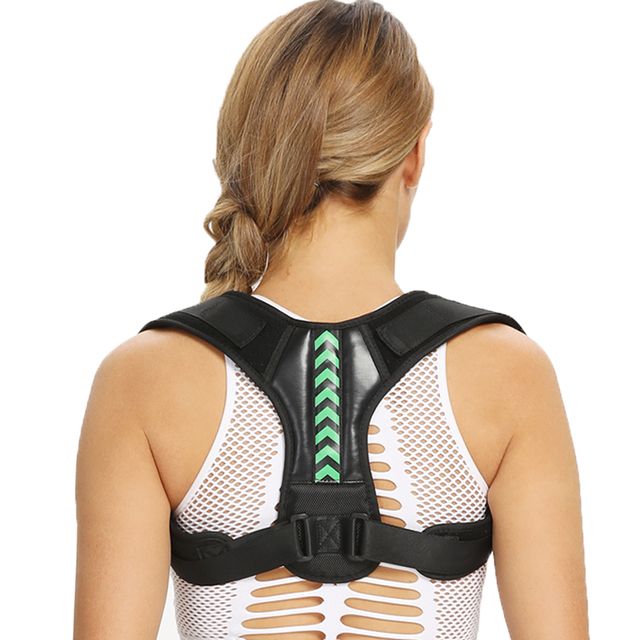 Adjustable Back Posture Corrector Belt Clavicle Spine Men Women Home Office Outdoor Upper Back Waist Shoulder Posture Correction(#Arrow)