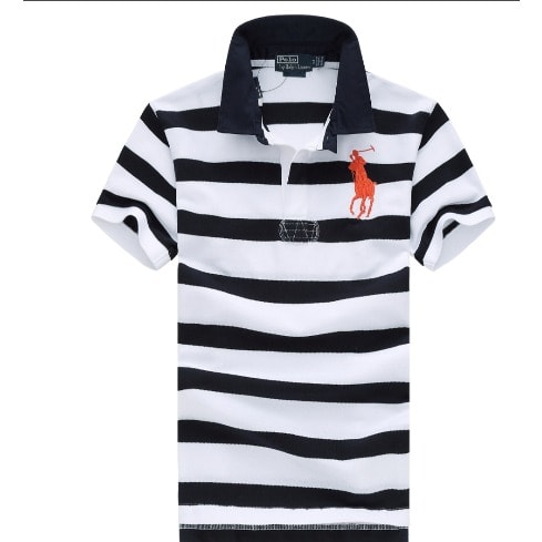 Pique Stripped Polo For Men