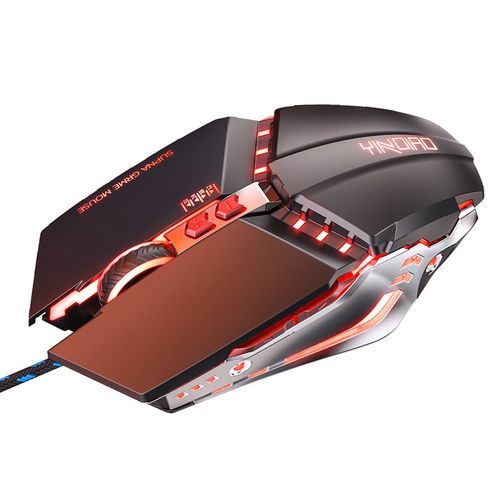 Silent USB Wired Gaming Mouse 6 Buttons 3200DPI Optical Gamer Mice