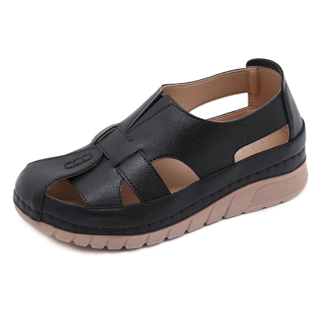 Retro Flat Wedge Loafers Shoes
