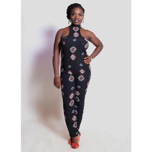 Shoulder Cut Jumpsuit