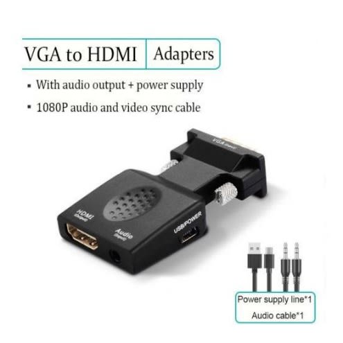 Vga To Hdmi Converter With Audio