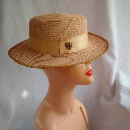 Unisex Niger-delta Fedora Hat - Peach