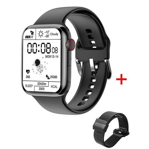Smartwatch Series 7 GD7 Max 14 Pro Smart Watch Men Women Bluetooth Call Custom Dial 1.9 Inch 420*360 Full Touch(#Add One Metal)