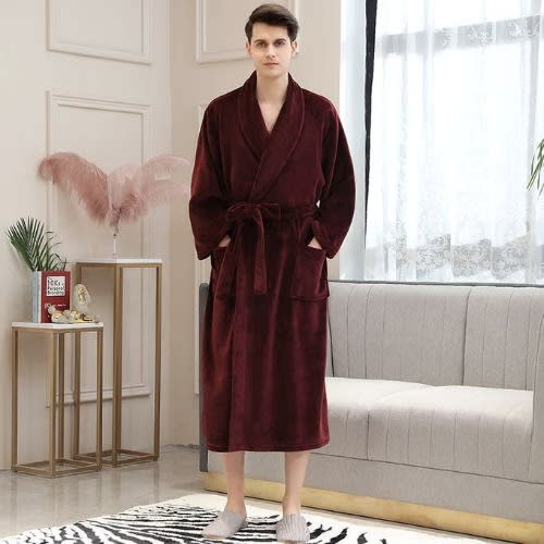 Men's Bathrobe - Brown