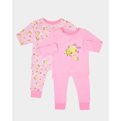 Baby Girls  Bee Pyjamas - Pack Of 2