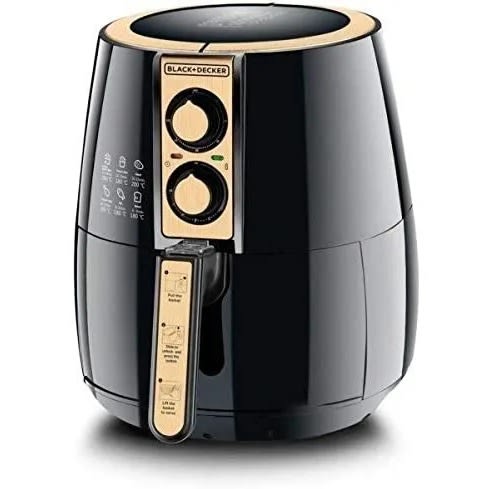 Black + Decker Rapid Air Convection Technology Air Fryer - 1500W - 4L