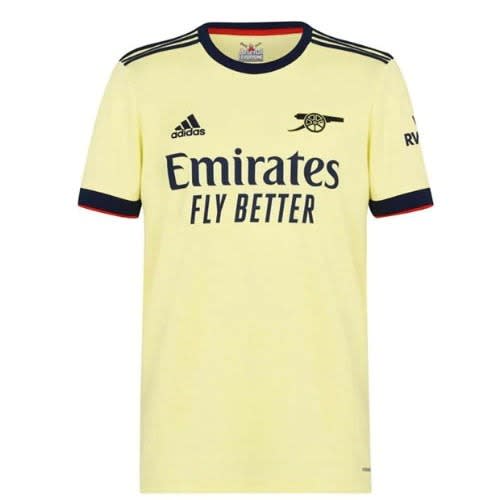 Men's Official Arsenal Away Jersey 2021/2022 Season Jersey Fans Version