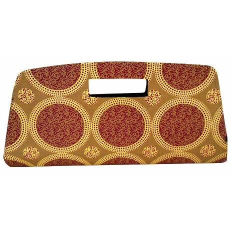 Fabric Clutch Purse - Brown
