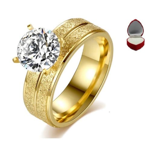 Women's Engagement Ring - Gold