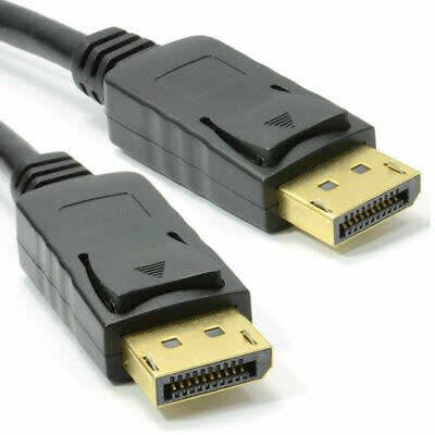 Display Port To Display Port Cable 1.8m